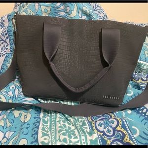 Ted baker faux croc purse